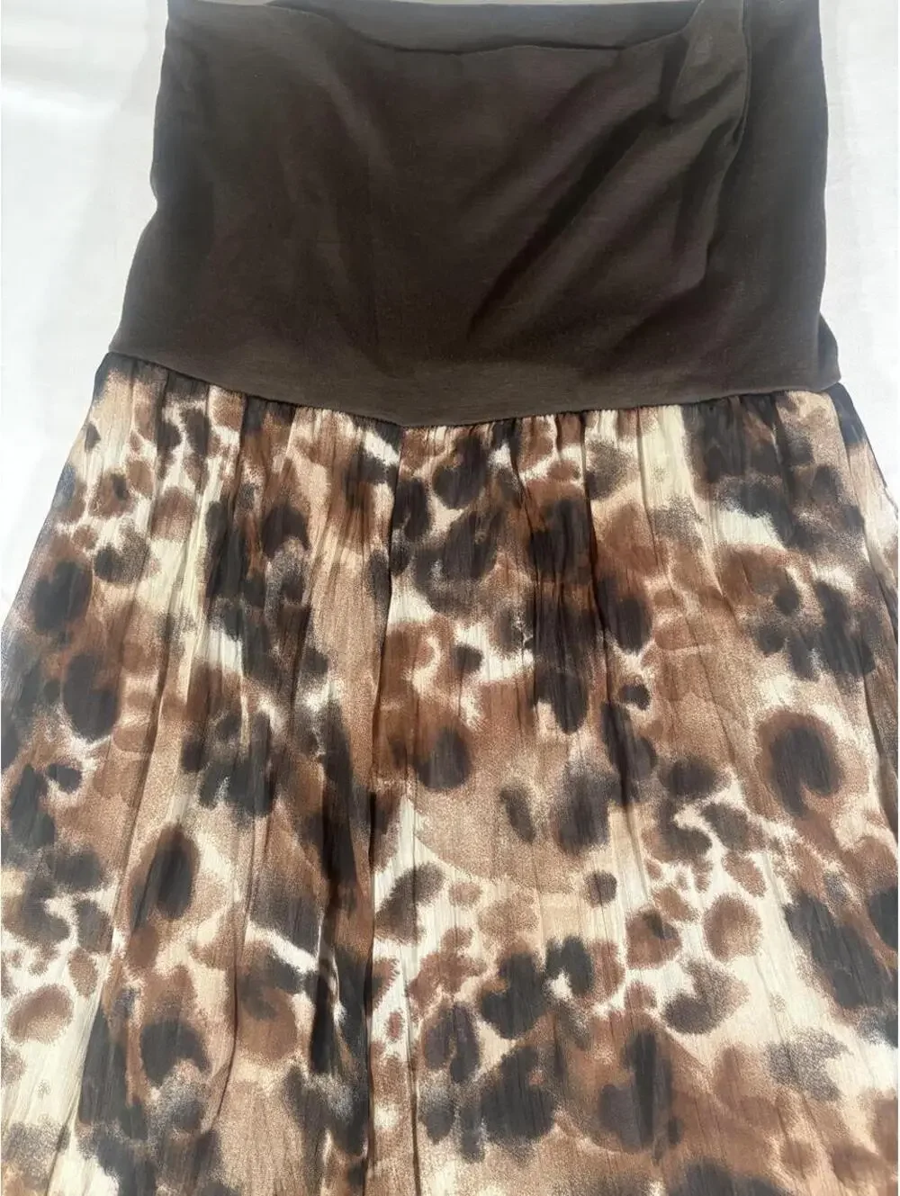 Matty m. Women's Brown and Multi Skirt
